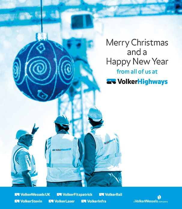 VolkerHighways Christmas card 2013
