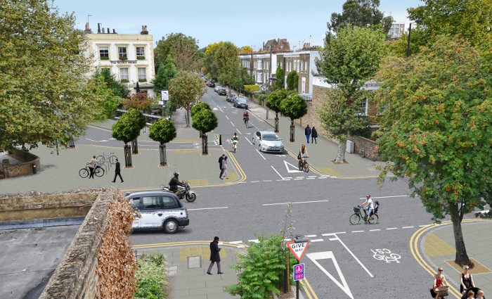 CS1 Culford Rd junction2 visual.png
