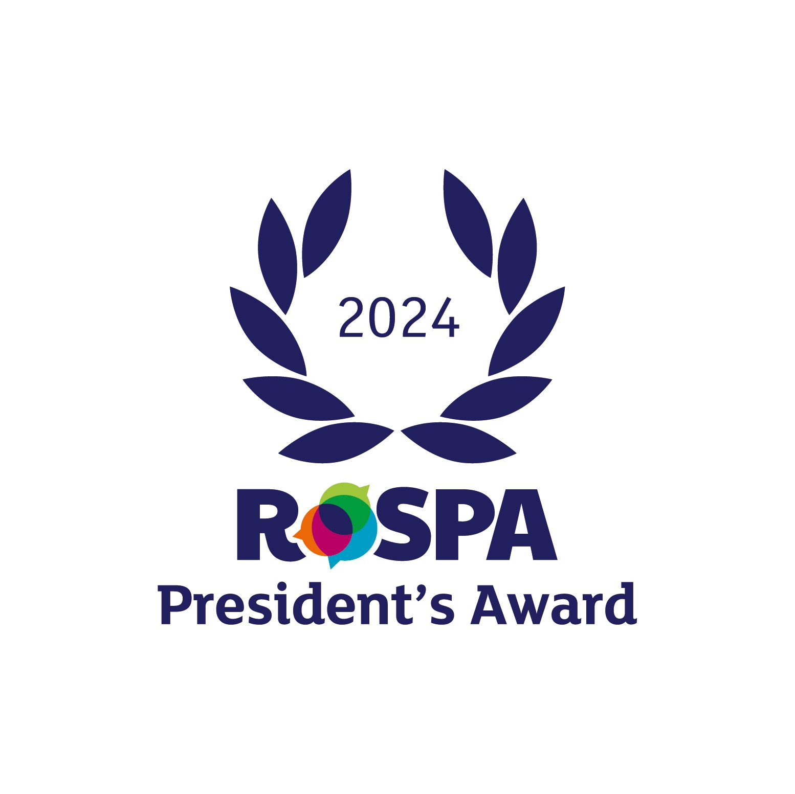 RoSPA President's Award 2024 logo